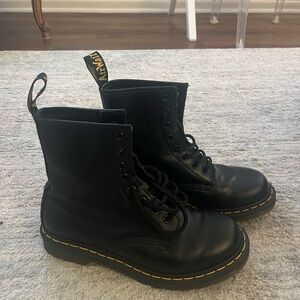Dr. Martens Black Leather Boots